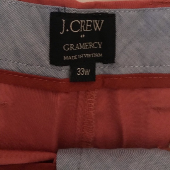 JCrew 9" Gramercy khaki short size 33 Dusty Rose - Picture 3 of 4
